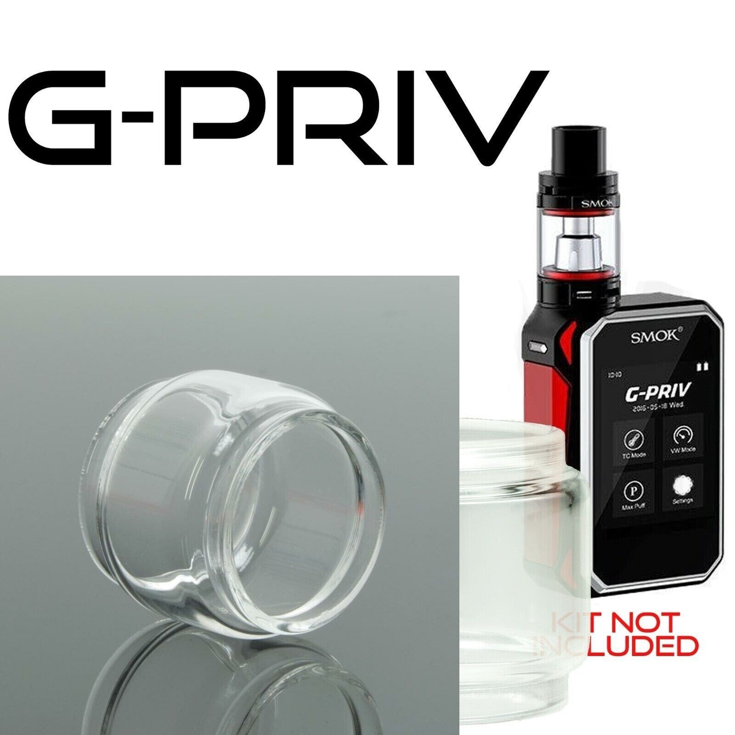 x1 SMOK Bubble Glass for Tanks Kits All Vape Models UK Free & same Day Dispatch