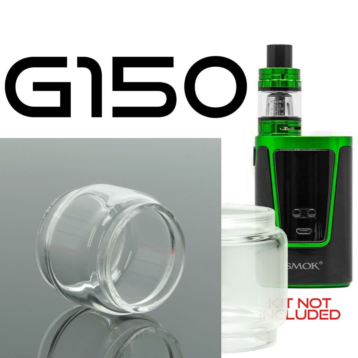 x1 SMOK Bubble Glass for Tanks Kits All Vape Models UK Free & same Day Dispatch