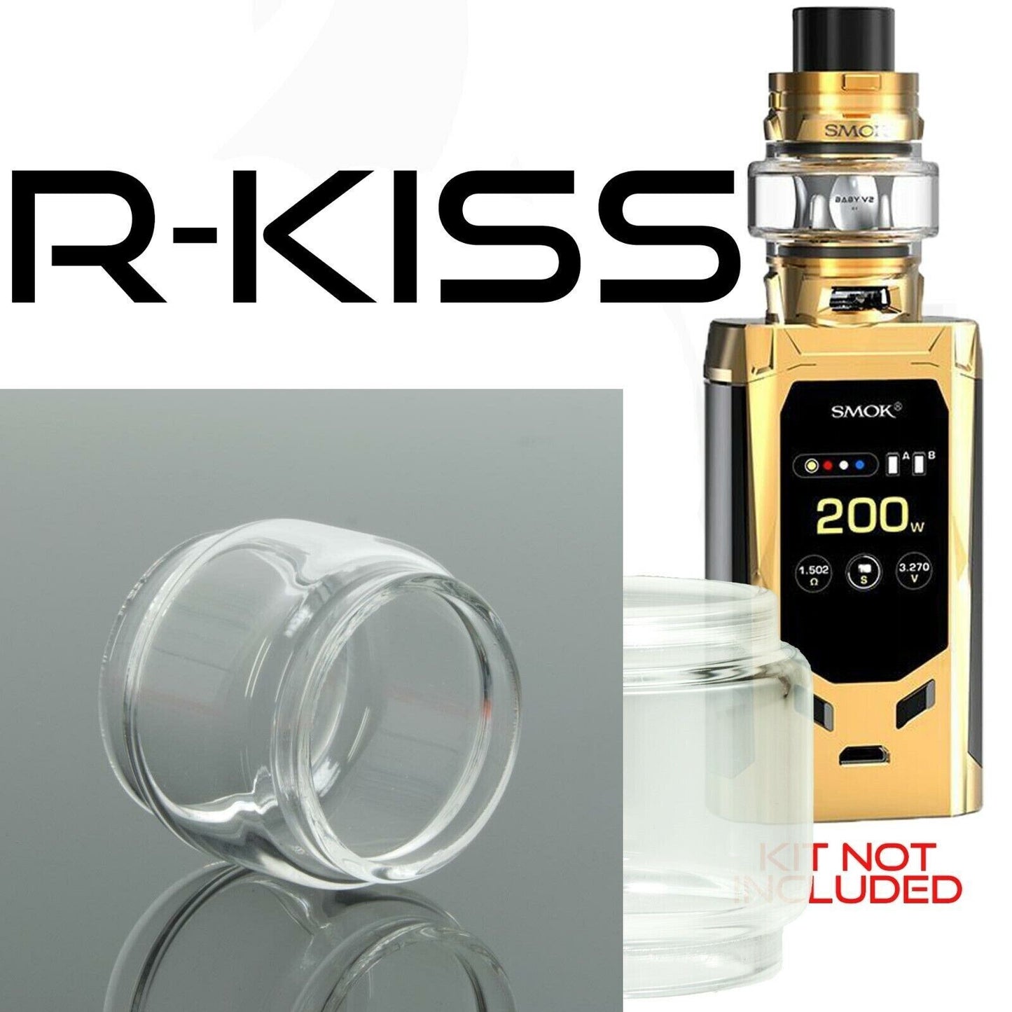 x1 SMOK Bubble Glass for Tanks Kits All Vape Models UK Free & same Day Dispatch