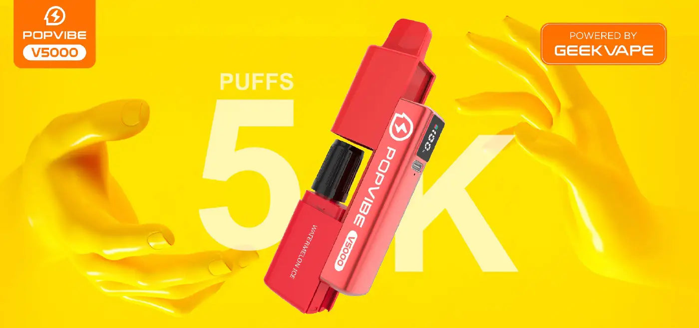 GeekVape PopVibe V5000 Disposable Vape Kit | 5000 Puffs TPD 2% Nic Salt