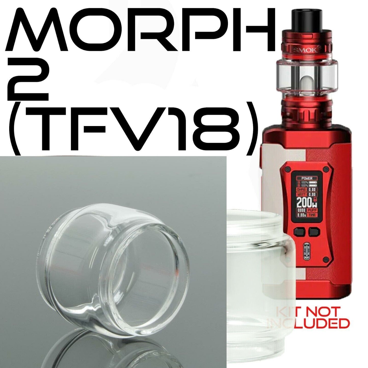 x1 SMOK Bubble Glass for Tanks Kits All Vape Models UK Free & same Day Dispatch