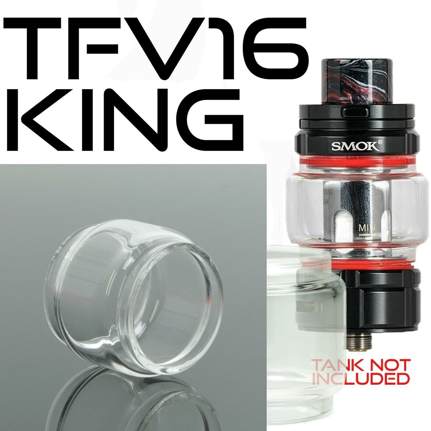 x1 SMOK Bubble Glass for Tanks Kits All Vape Models UK Free & same Day Dispatch