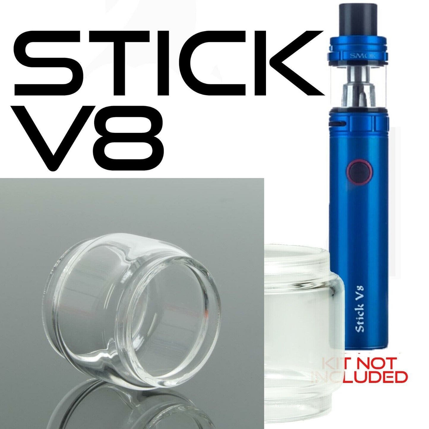 x1 SMOK Bubble Glass for Tanks Kits All Vape Models UK Free & same Day Dispatch