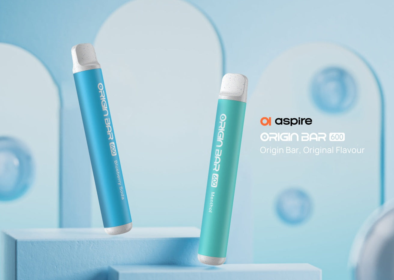 Aspire Origin Bar 600 Vape - 20mg Nicotine Strength - 1.2Ω Resistance - 400mAh Battery