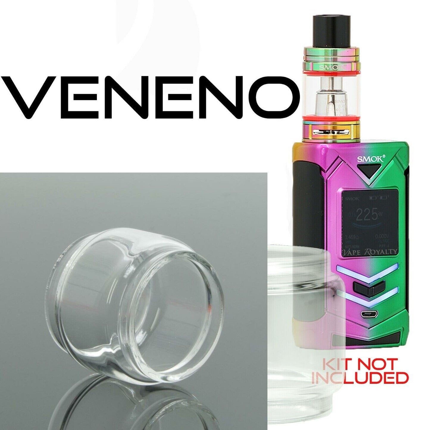 x1 SMOK Bubble Glass for Tanks Kits All Vape Models UK Free & same Day Dispatch