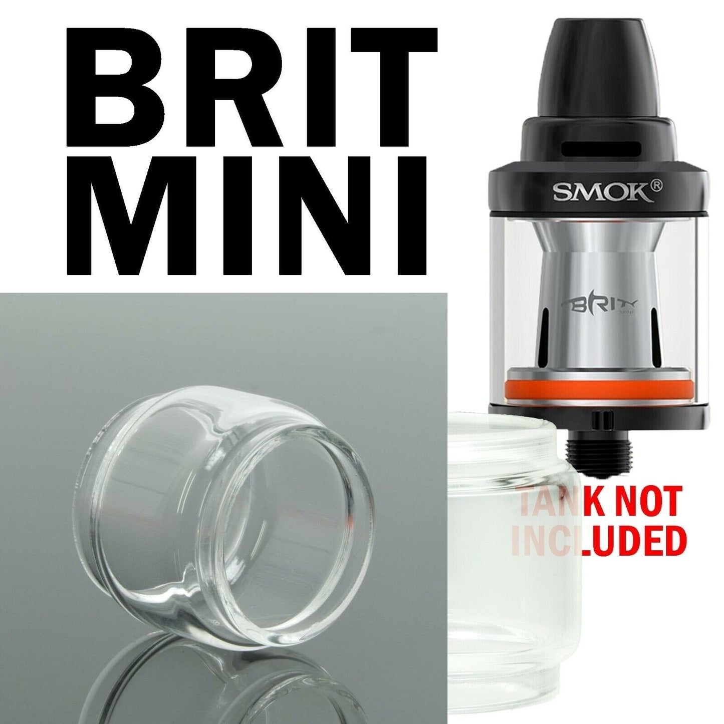 x1 SMOK Bubble Glass for Tanks Kits All Vape Models UK Free & same Day Dispatch