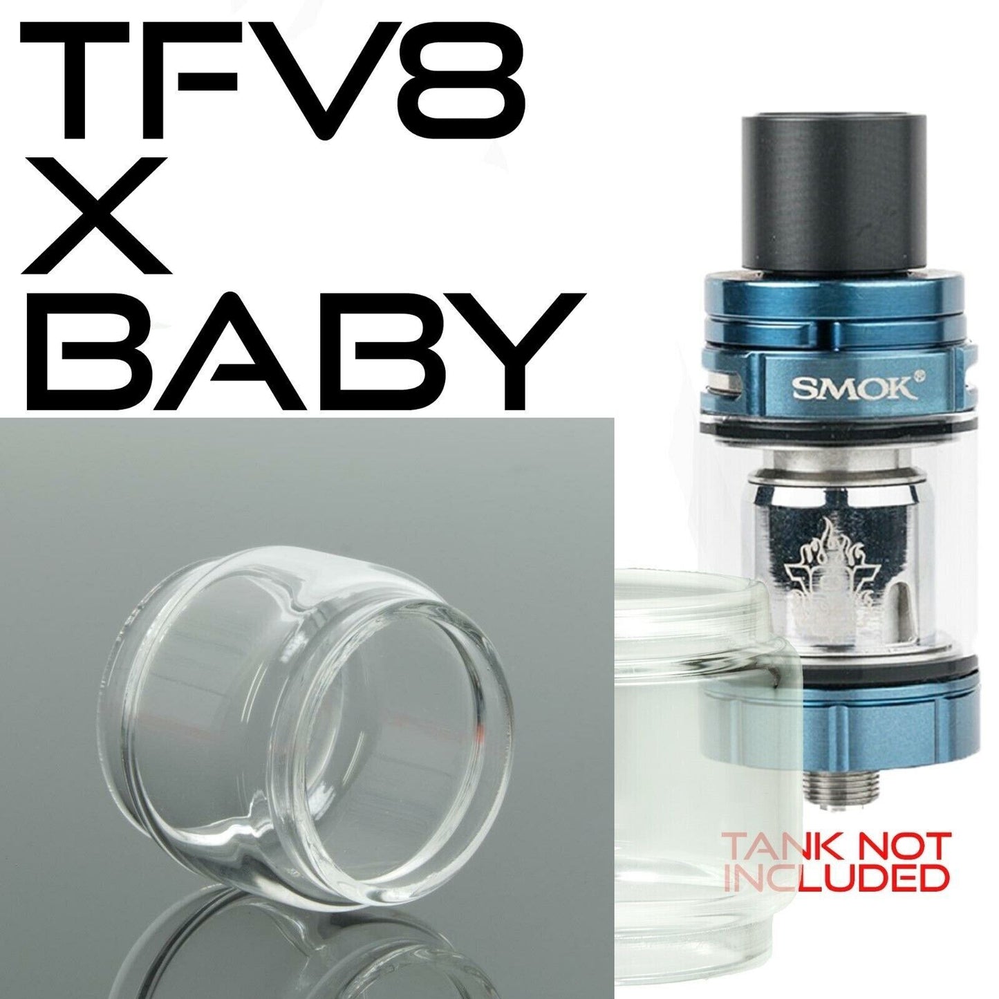 x1 SMOK Bubble Glass for Tanks Kits All Vape Models UK Free & same Day Dispatch