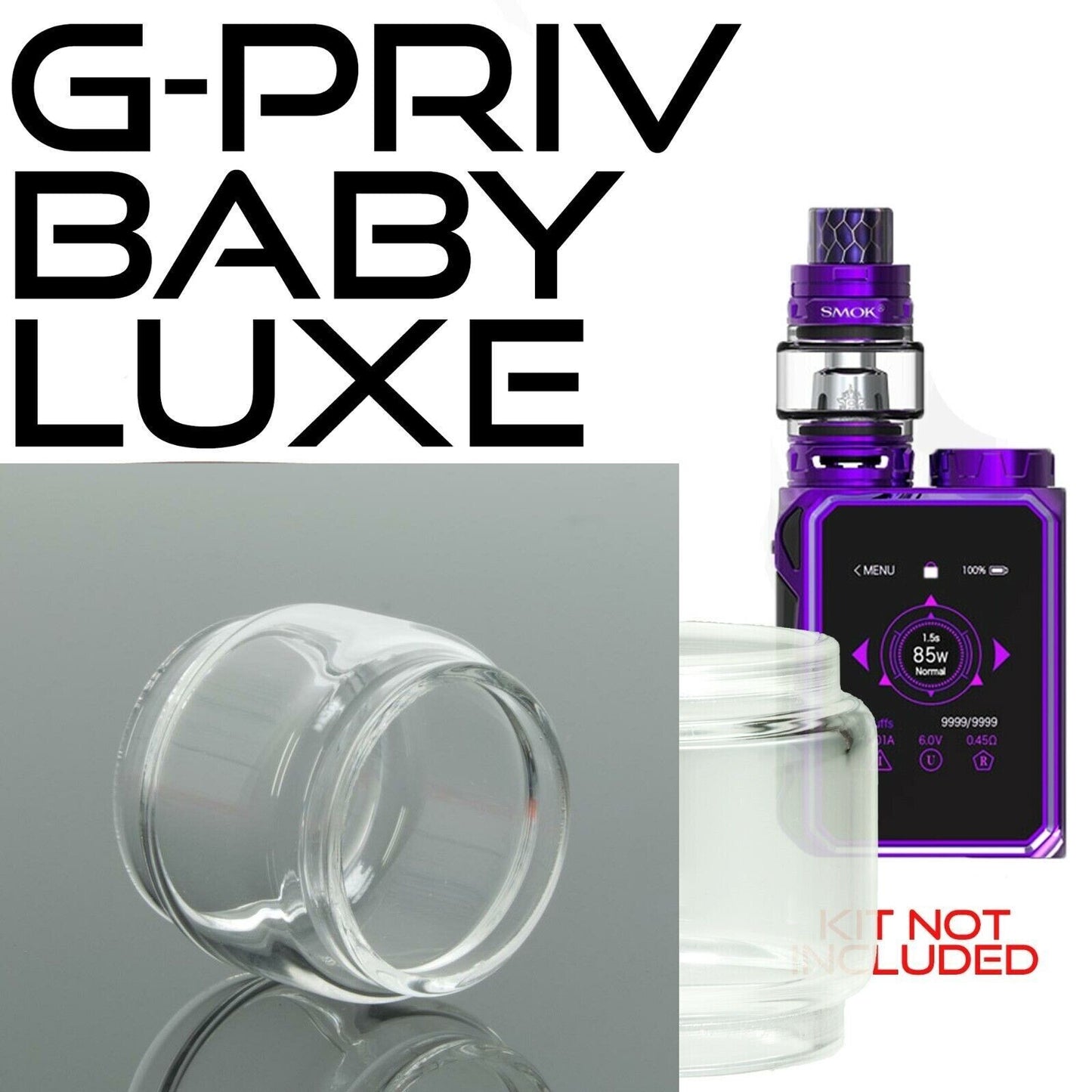 x1 SMOK Bubble Glass for Tanks Kits All Vape Models UK Free & same Day Dispatch