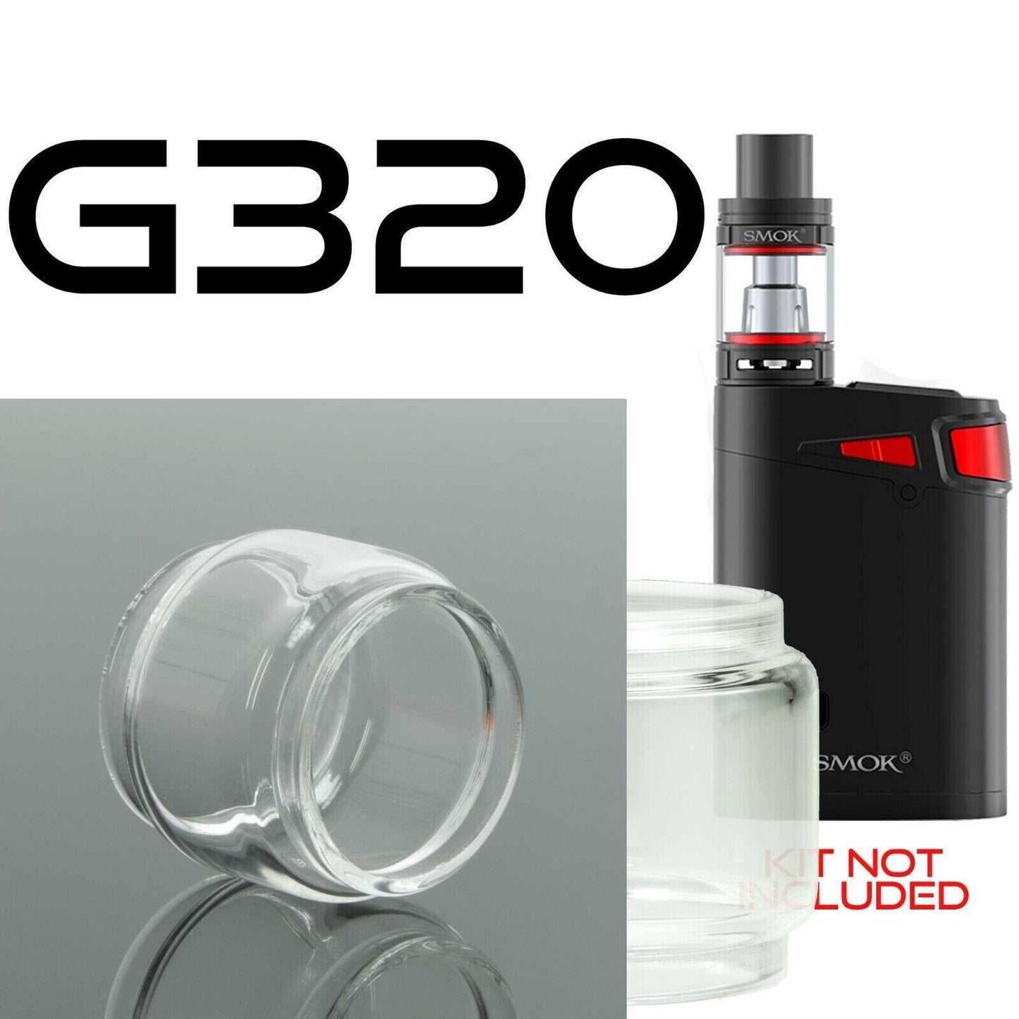 x1 SMOK Bubble Glass for Tanks Kits All Vape Models UK Free & same Day Dispatch