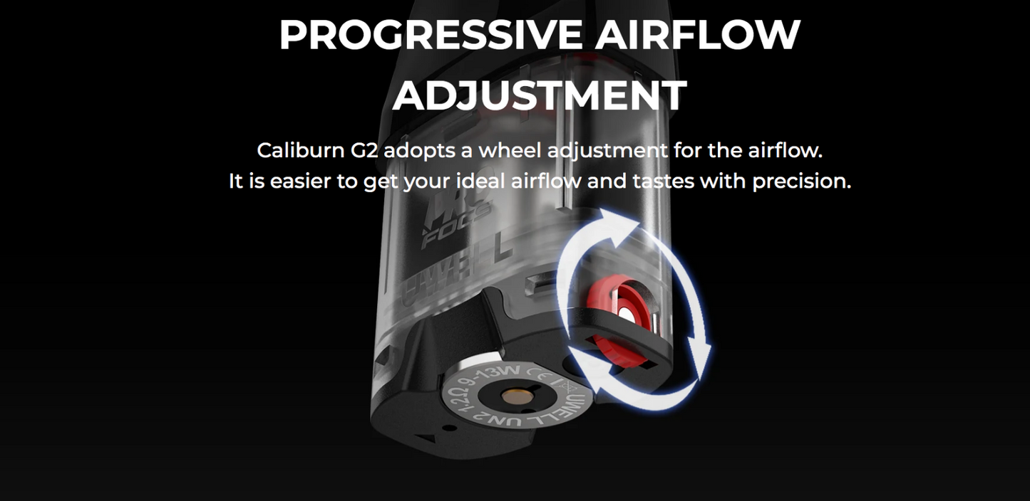 UWELL CALIBURN G2 POD REPLACEMENT POD 1/2 PACK Cartage Free & Fast Dispatch UK