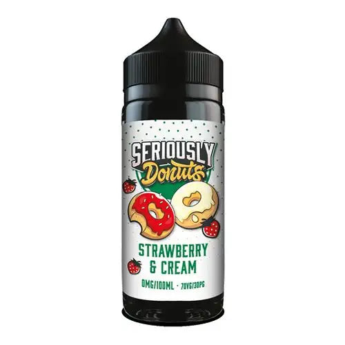 Seriously Donuts Strawberry & Cream 100ml Shortfill