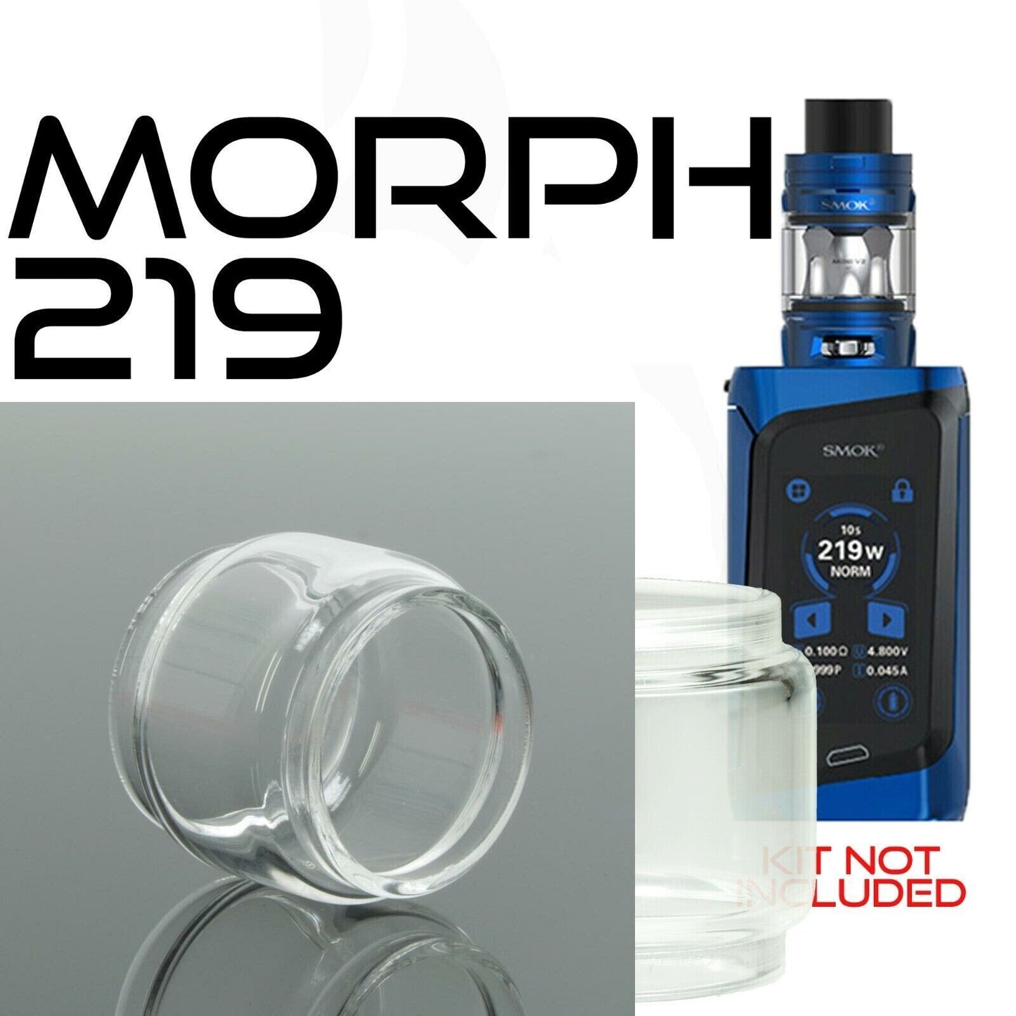 x1 SMOK Bubble Glass for Tanks Kits All Vape Models UK Free & same Day Dispatch
