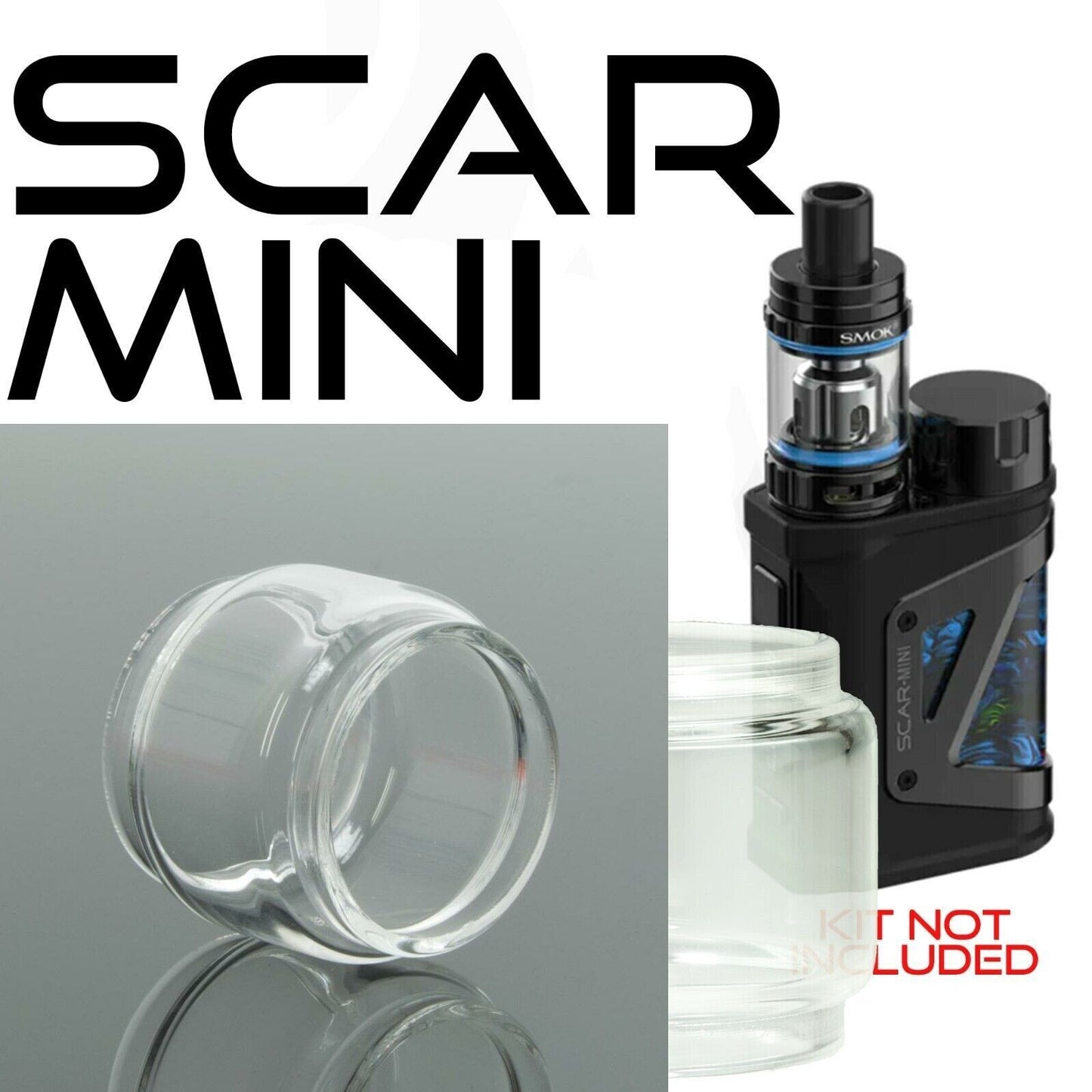 x1 SMOK Bubble Glass for Tanks Kits All Vape Models UK Free & same Day Dispatch