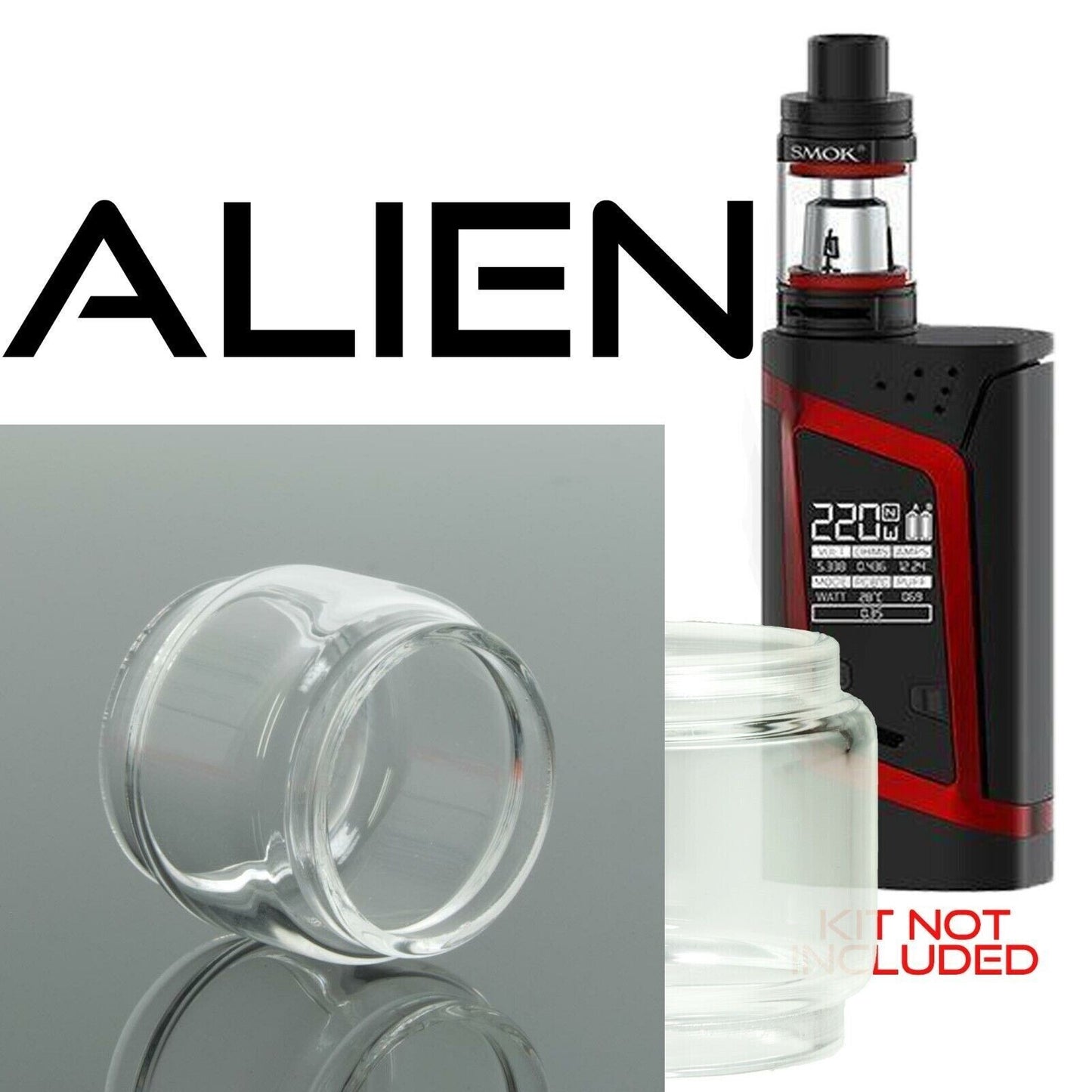 x1 SMOK Bubble Glass for Tanks Kits All Vape Models UK Free & same Day Dispatch