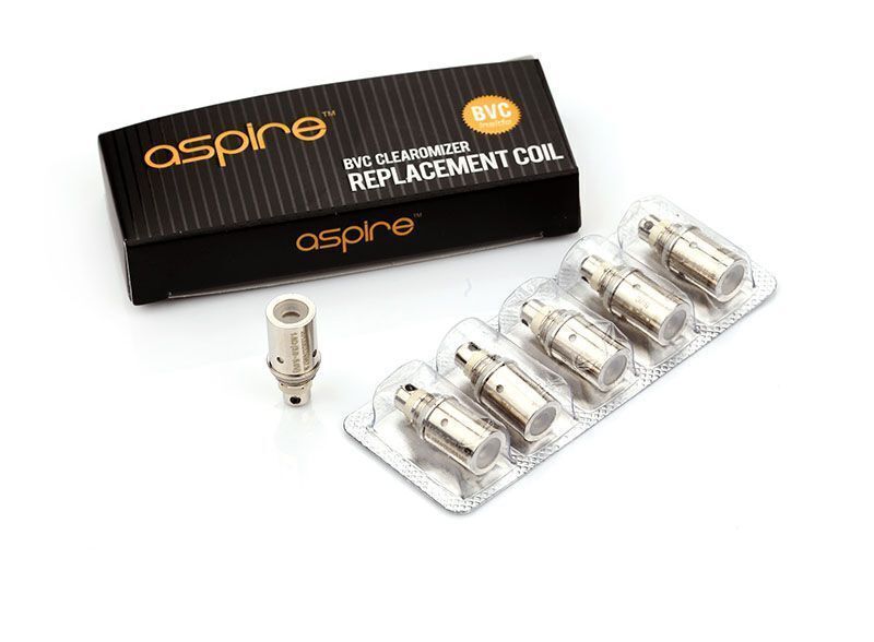 Genuine Aspire BVC Replacement Coils in 1.6|1.8 OHM|K2|K1|ET-S BVC Fast Post UK