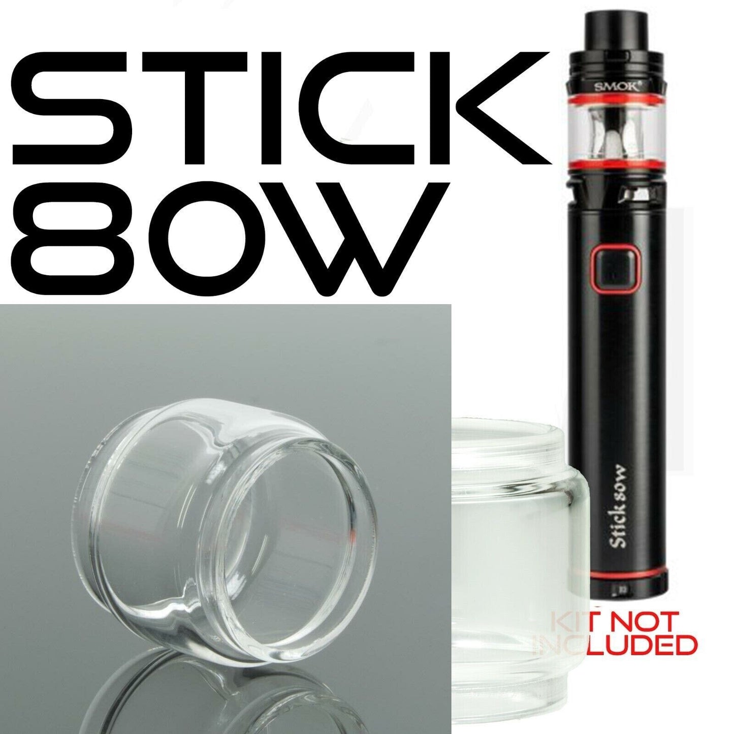 x1 SMOK Bubble Glass for Tanks Kits All Vape Models UK Free & same Day Dispatch