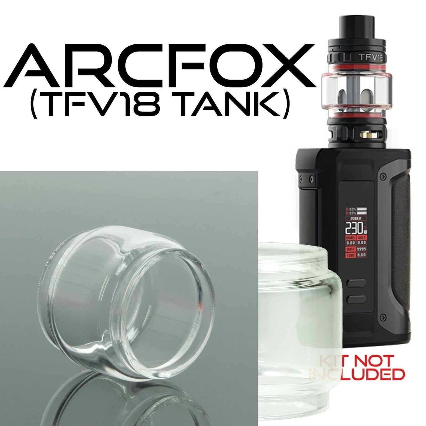 x1 SMOK Bubble Glass for Tanks Kits All Vape Models UK Free & same Day Dispatch