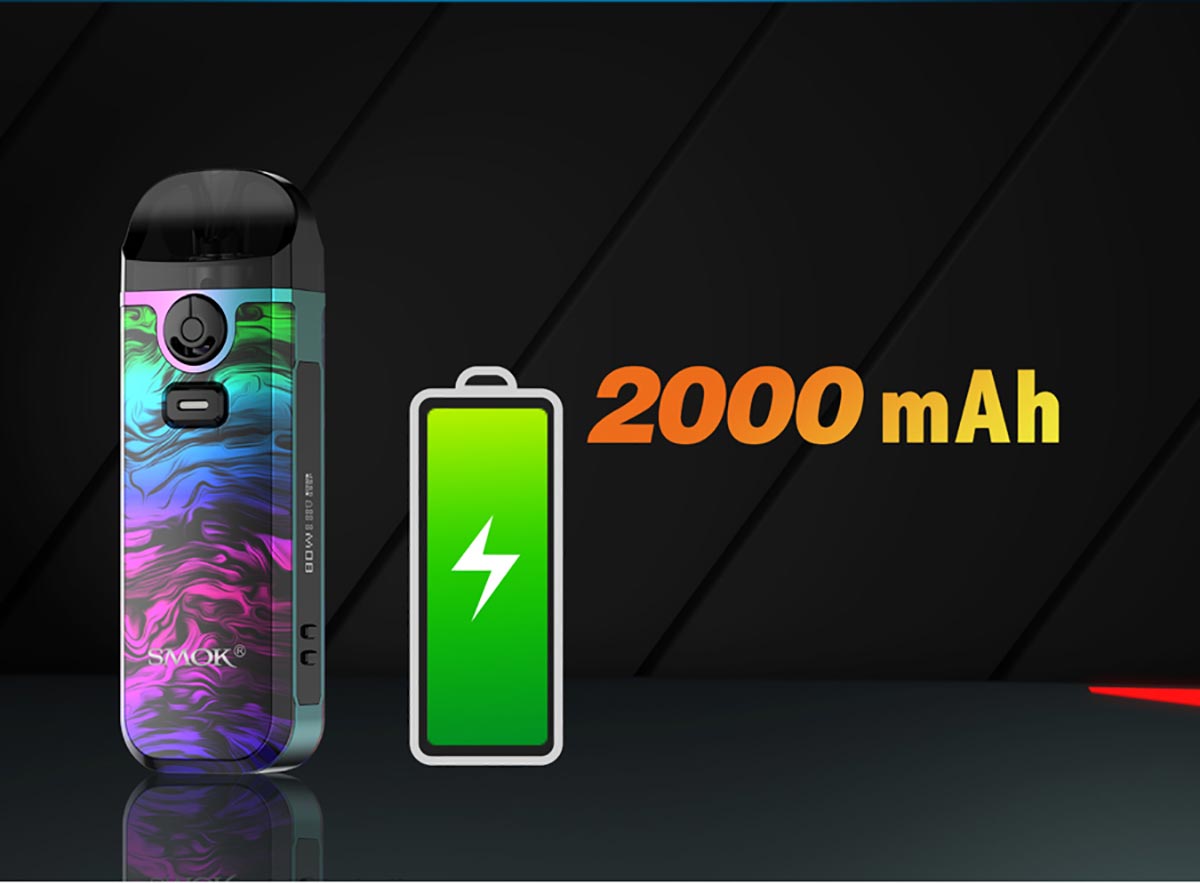 Smok Nord 4 Pod Kit - 5 to 80W Versatile Performance in a Compact Package with 2000mAh Battery