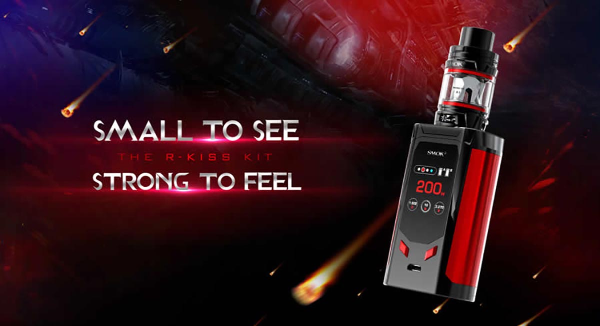 Smok R-Kiss Kit - 200W Maximum Power Output - Dual 18650 Batteries