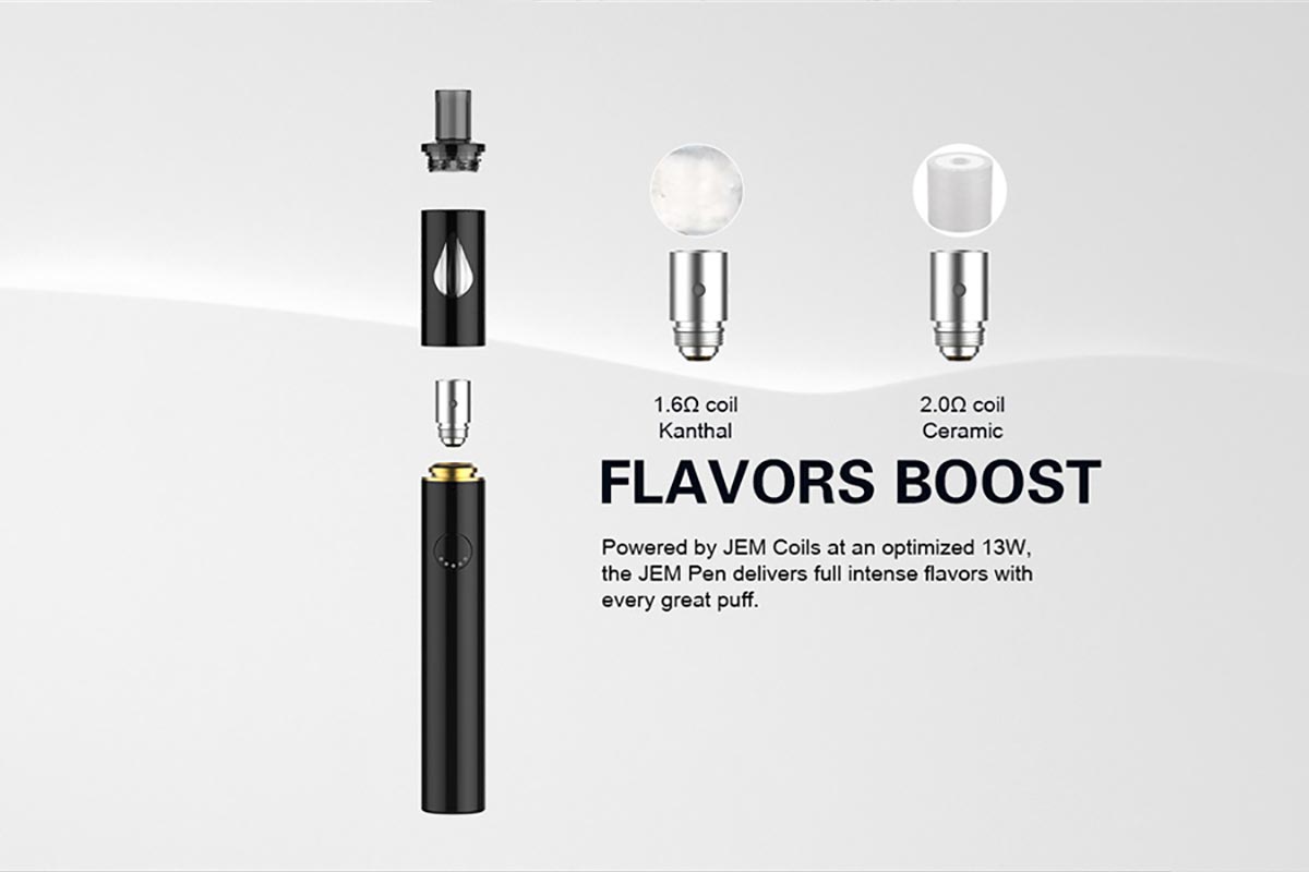 Innokin Jem Pen Kit - Stylish Simplicity for Flavorful Vaping - 1000mAh Battery