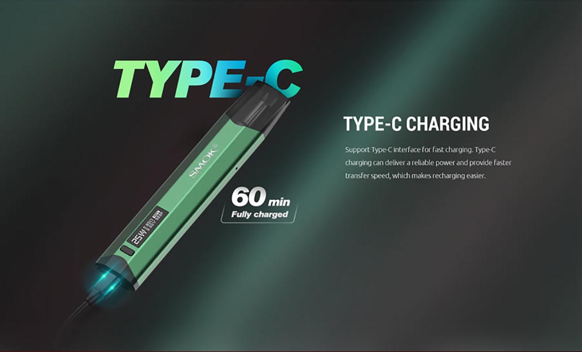 Smok Nfix Pod Kit - Embrace Simplicity & Elegance - 700mAh Battery - 1W to 25W Power Output