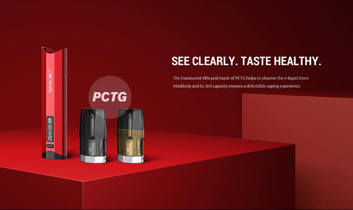 Smok Nfix Pod Kit - Embrace Simplicity & Elegance - 700mAh Battery - 1W to 25W Power Output