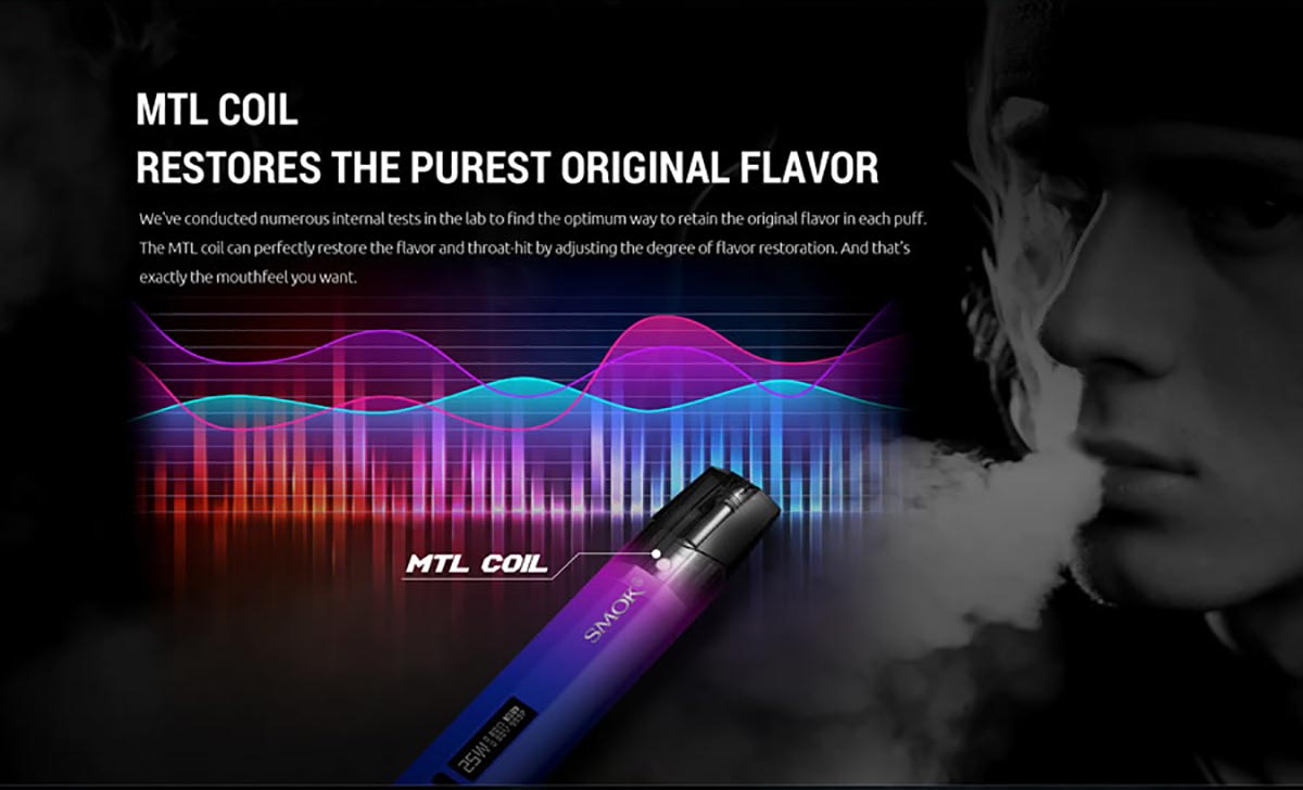 Smok Nfix Pod Kit - Embrace Simplicity & Elegance - 700mAh Battery - 1W to 25W Power Output