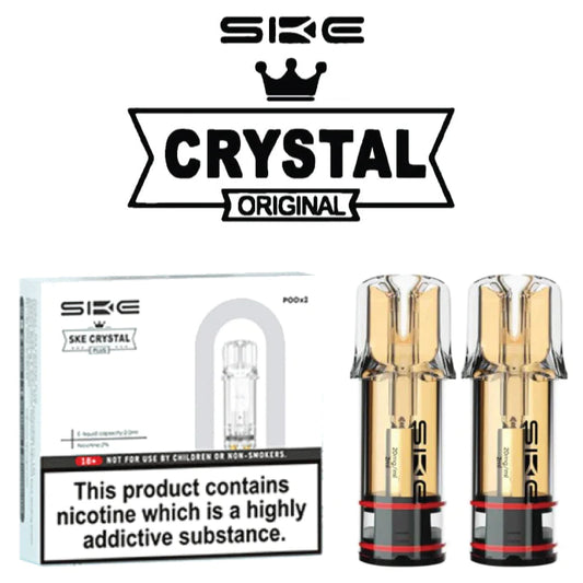 SKE Crystal PLUS Prefilled Pods - 2 Pack - 20mg - 1.1Ω Resistance