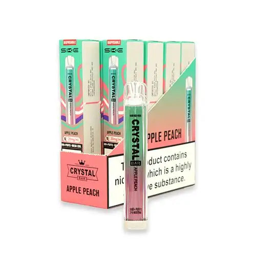 CRYSTAL Bar Vape E-Cig 2ml 2% Nic Salt - Pack of 10