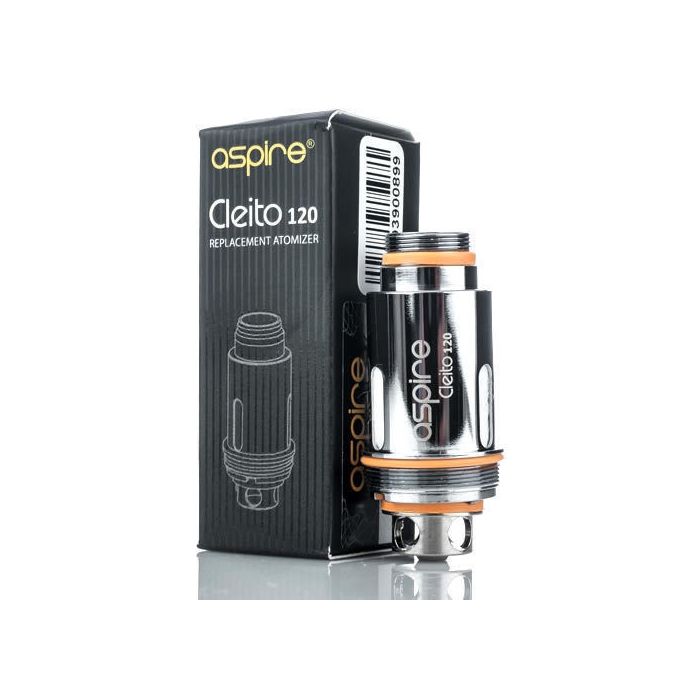 Aspire Cleito 120 & 120 Mesh Coil - 1PK Available in a standard 0.16 Ω or 0.15 Ω fast uk post