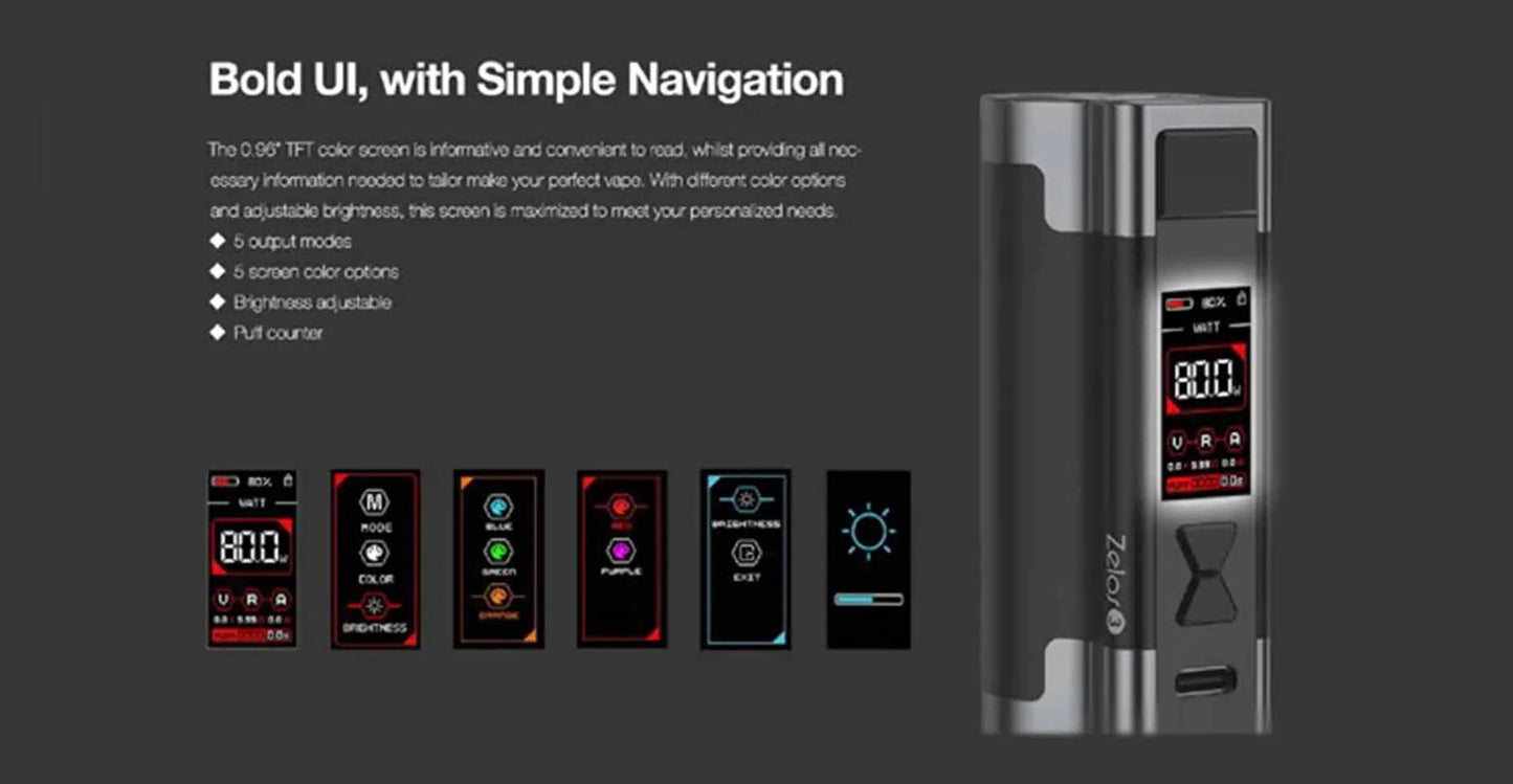 Aspire Zelos 3 Kit - Advanced Vape Device with Nautilus 3 Tank - 3200mAh Battery