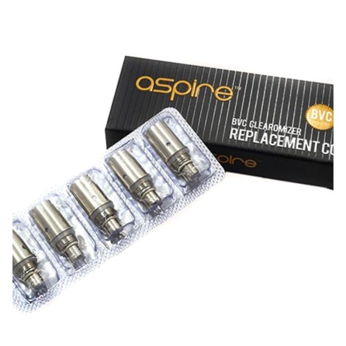 Aspire BVC Coils - 5PK for MTL Vaping, 1.6 Ω, 1.8 Ω, 2.1 Ω fast uk post