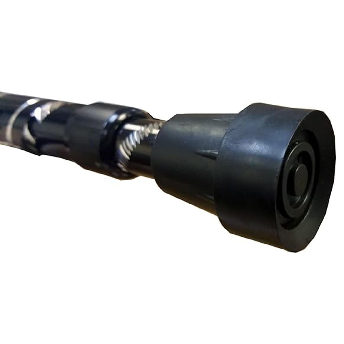 Deluxe Black with Silver Etched Engraved Flecked Stripes Pattern Ladies Adjustable Walking Stick Cane - Lightweight, Easily Adjustable And Retractable