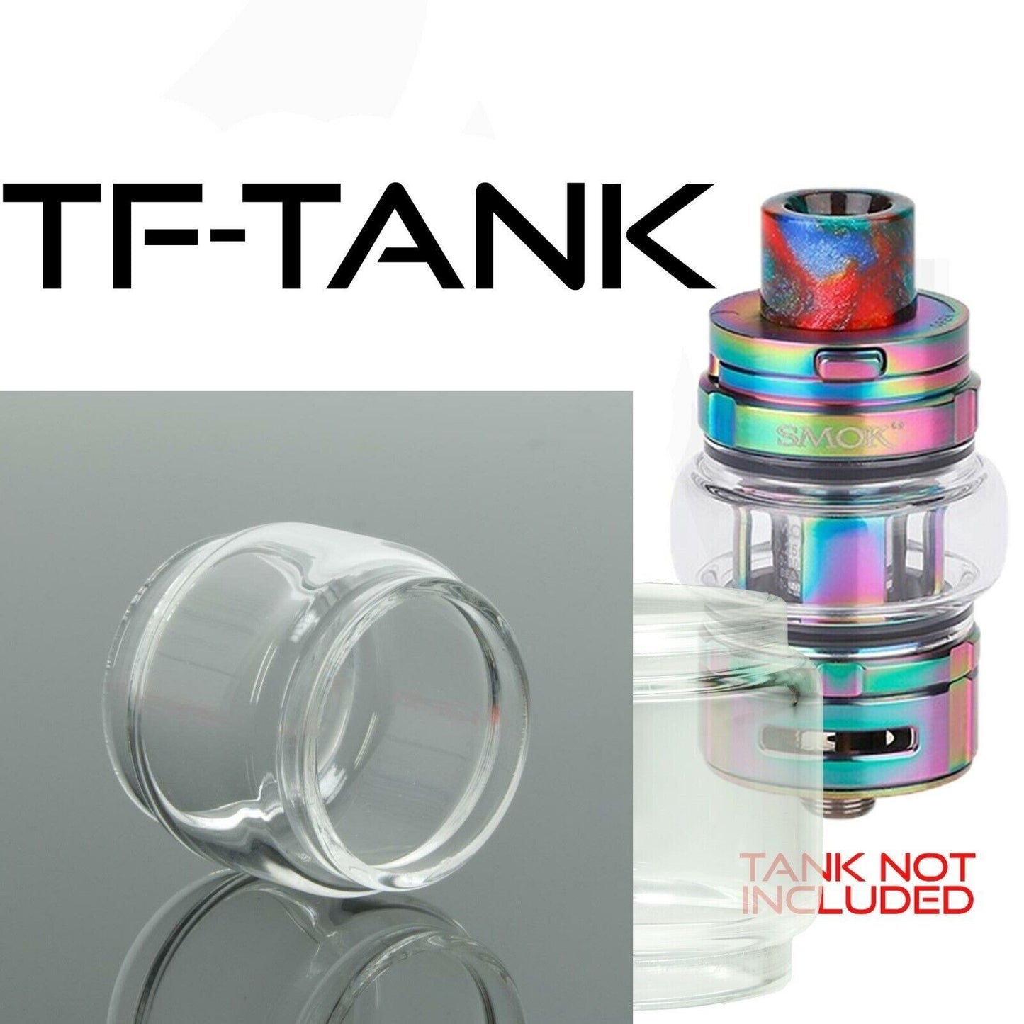 x1 SMOK Bubble Glass for Tanks Kits All Vape Models UK Free & same Day Dispatch