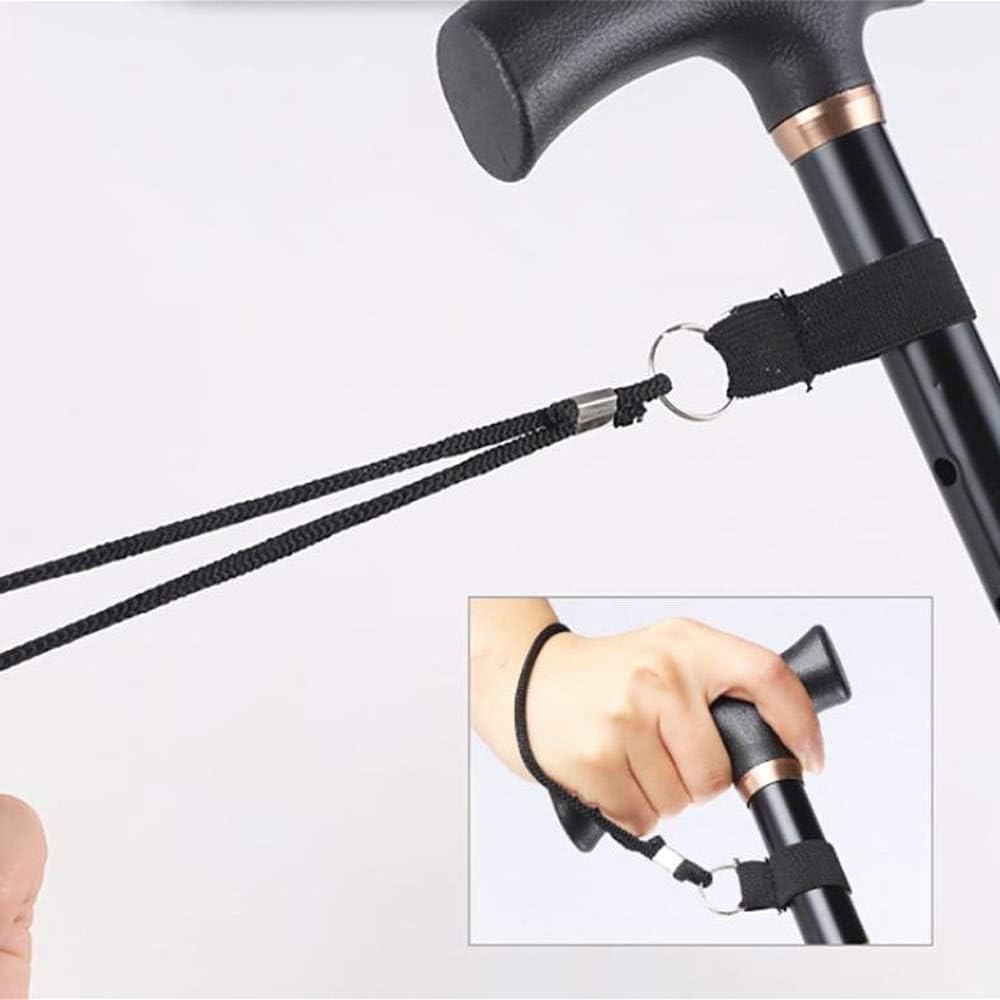 Black Folding Walking Stick - Lightweight, Adjustable, and Easy to Use Walking Sticks - Walking Stick With Soft Grip
