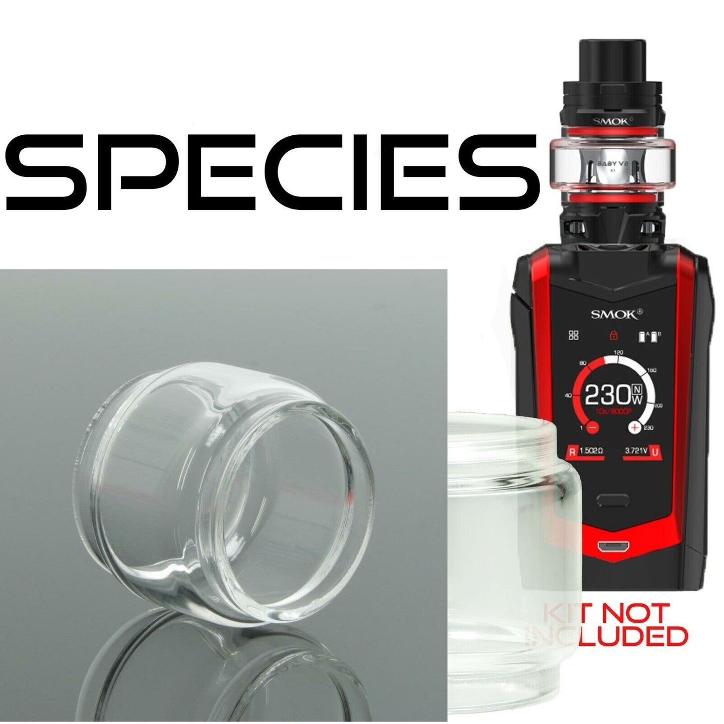 x1 SMOK Bubble Glass for Tanks Kits All Vape Models UK Free & same Day Dispatch