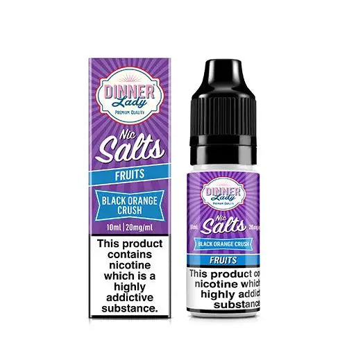 Dinner Lady Black Orange Crush Nic Salt