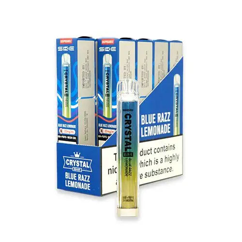 CRYSTAL Bar Vape E-Cig 2ml 2% Nic Salt - Pack of 10