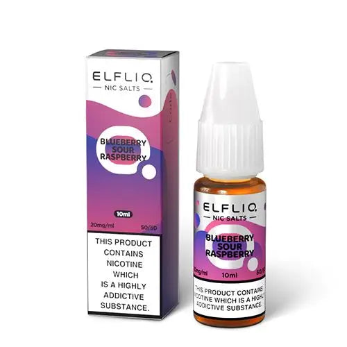 Elf Bar ElfLiq Blueberry Sour Raspberry Nic Salt E-Liquid