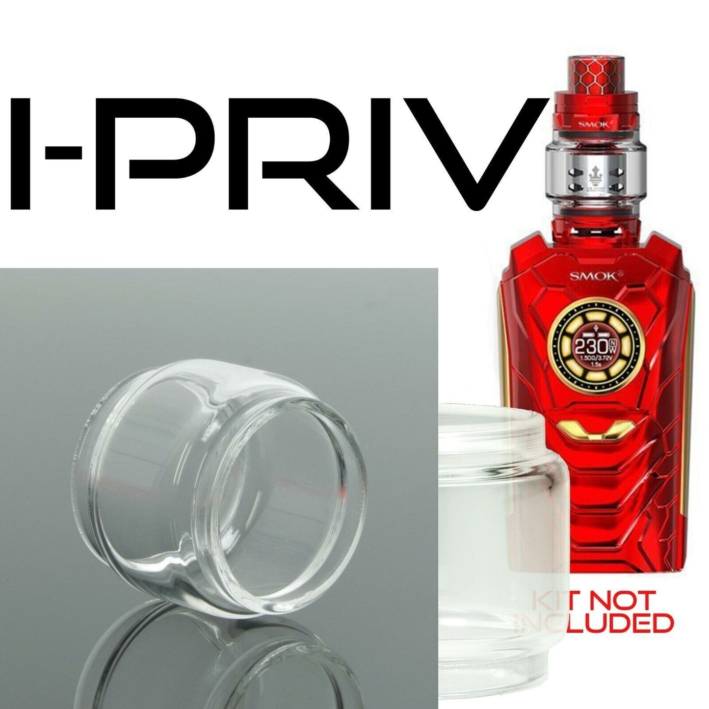 x1 SMOK Bubble Glass for Tanks Kits All Vape Models UK Free & same Day Dispatch