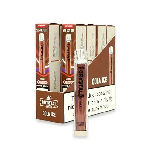 CRYSTAL Bar Vape E-Cig 2ml 2% Nic Salt - Pack of 10