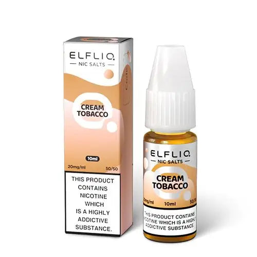 Elf Bar ElfLiq Cream Tobacco Nic Salt E-Liquid