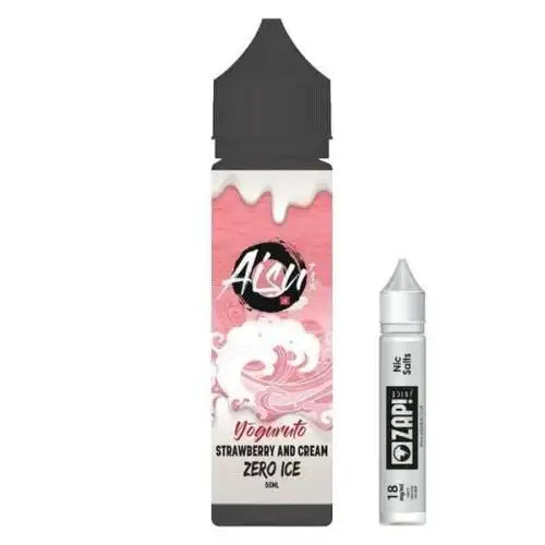 Aisu Zero Ice Yoguruto Strawberry & Cream Shortfill