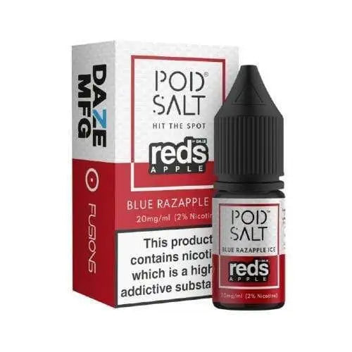 Pod Salt Fusions Reds Apple Blue Razapple Ice Nic Salt