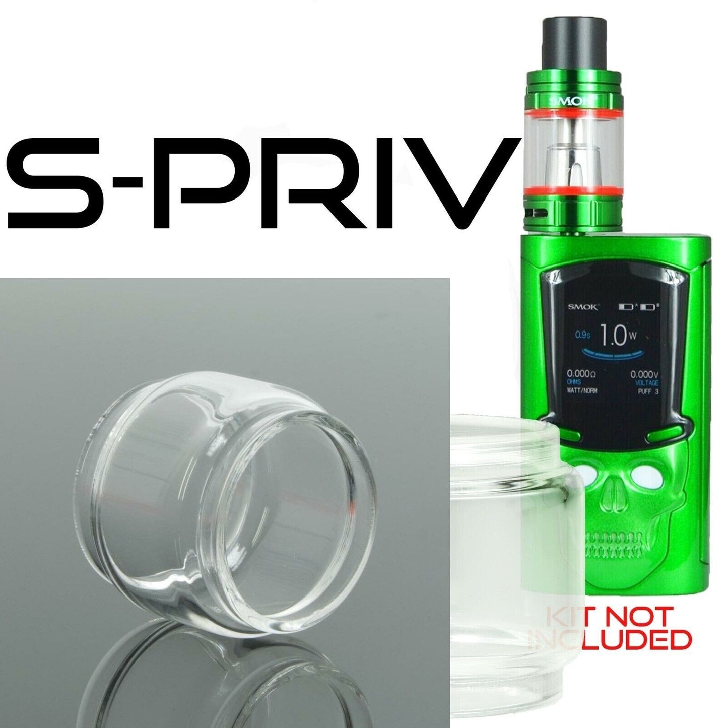 x1 SMOK Bubble Glass for Tanks Kits All Vape Models UK Free & same Day Dispatch