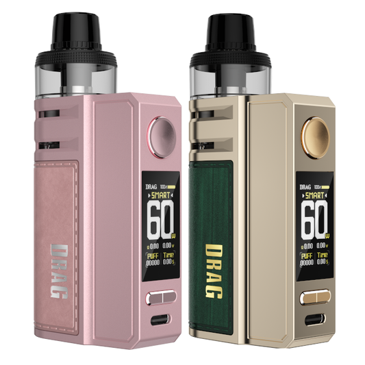 VooPoo Drag E60 Kit - Ultimate Vaping Performance 5W to 60W Output Range - Built-in 2550mAh Battery