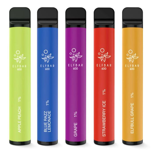 ELFBAR 600 Vape - 10mg Nicotine Strength - 550mAh Battery