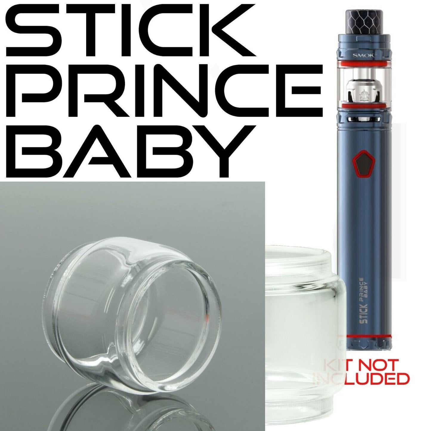 x1 SMOK Bubble Glass for Tanks Kits All Vape Models UK Free & same Day Dispatch