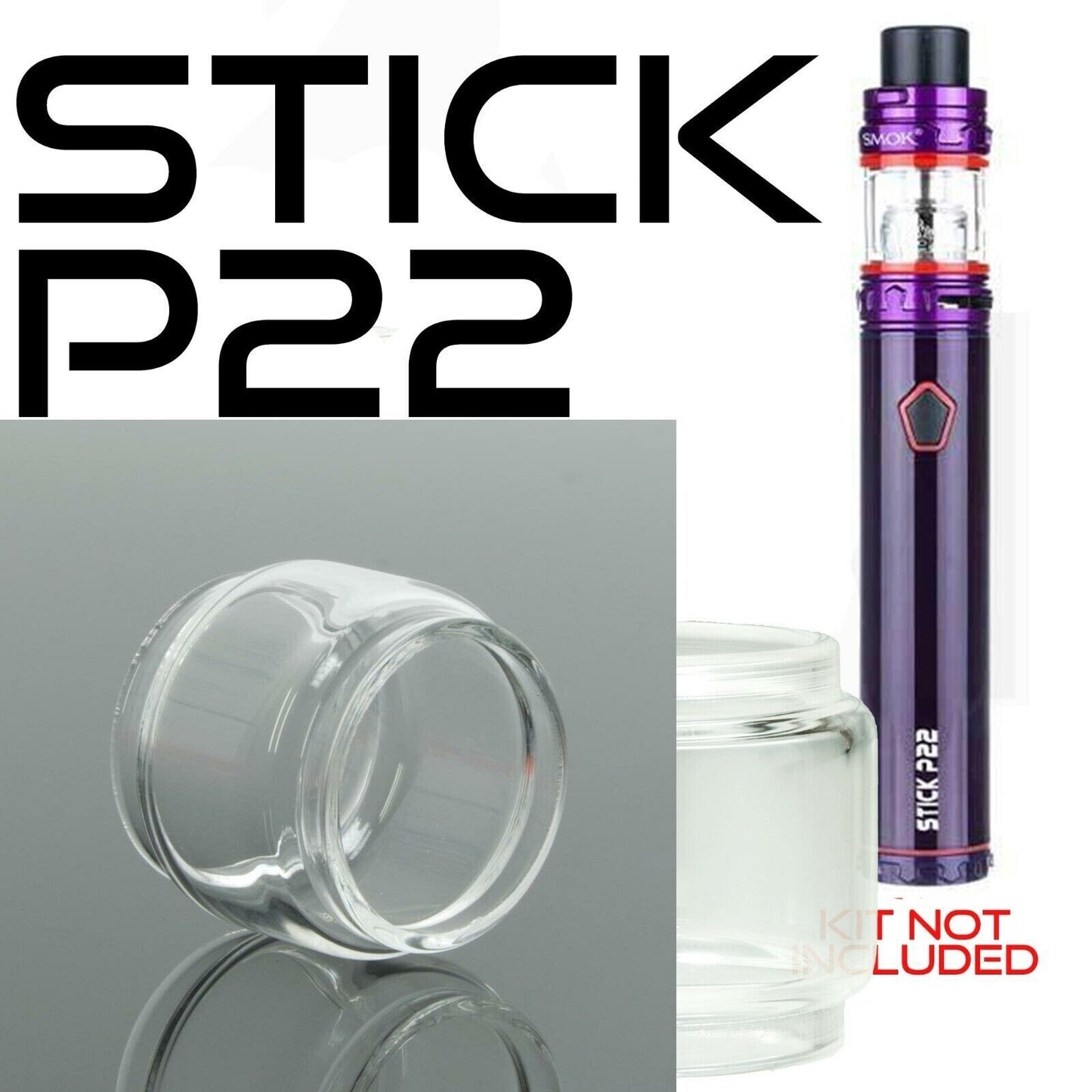 x1 SMOK Bubble Glass for Tanks Kits All Vape Models UK Free & same Day Dispatch