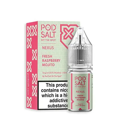 Pod Salt Nexus Fresh Raspberry Mojito Nic Salt